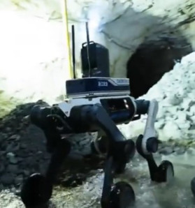 rescue robot night operation